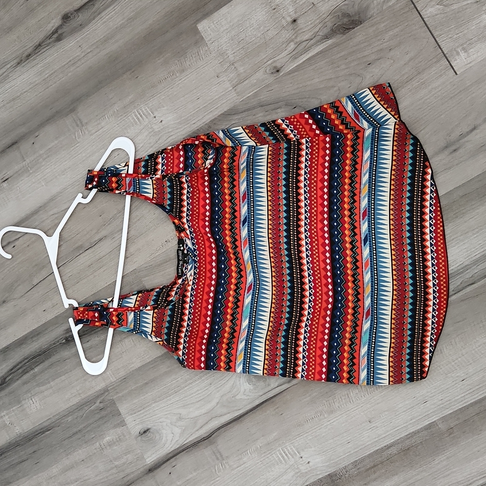 Open-back tank top
